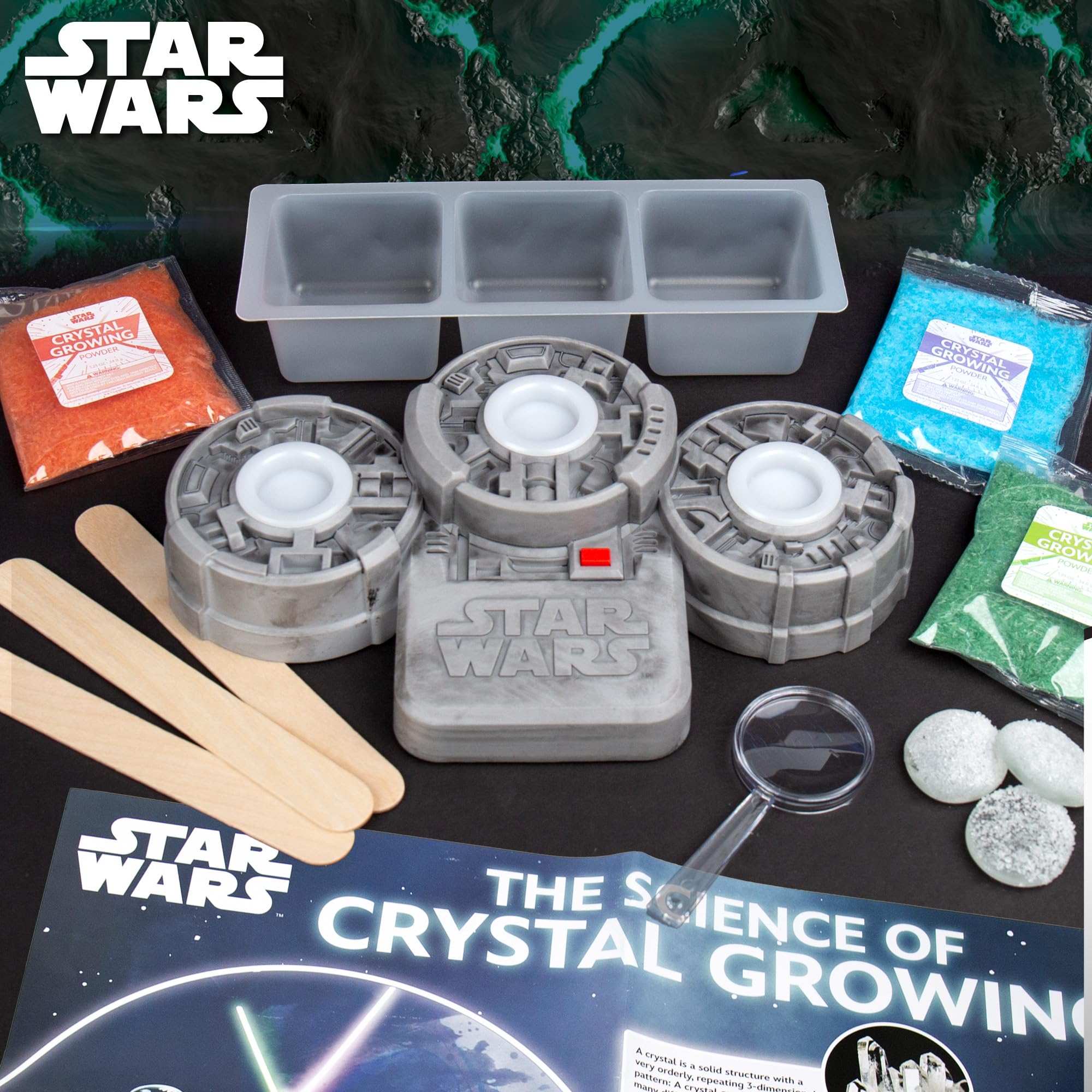 Amazon.com: STAR WARS Glowing Crystals, Crystal Growing Kit with